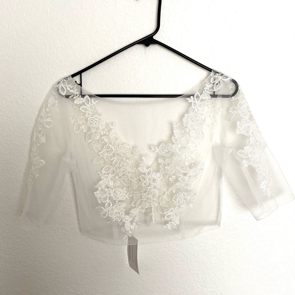 Lace bridal top